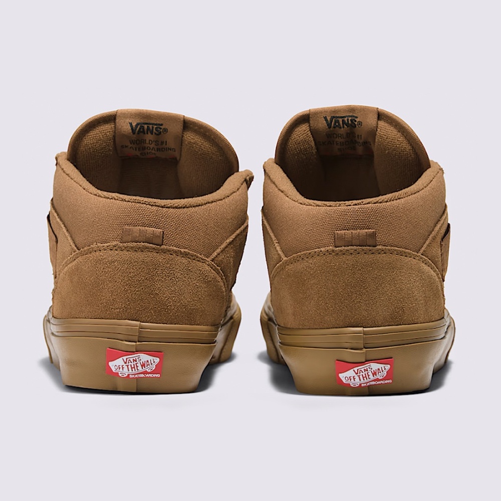 Vans Skate Half Cab Suede Shoe Brown / Gum NWB - Picture 4 of 6